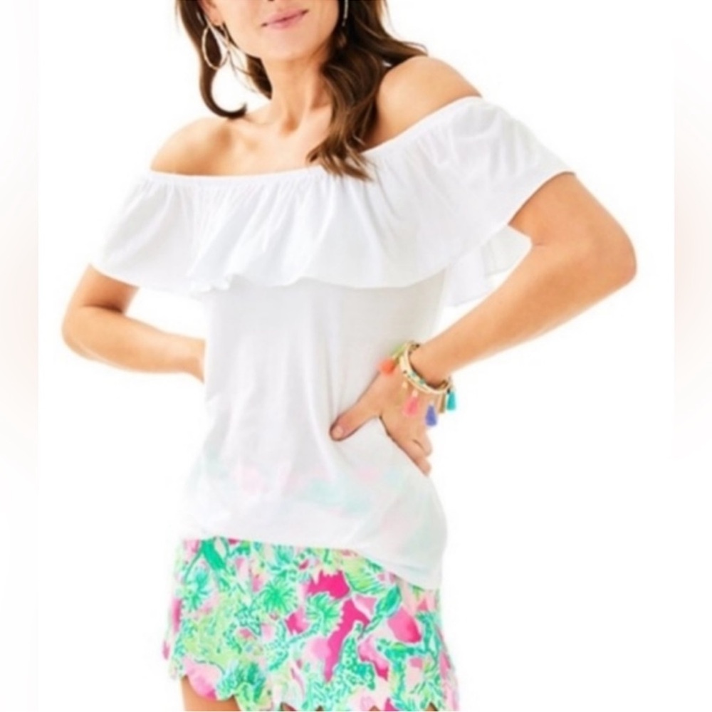 Lilly Pulitzer La Fortuna Top Resort White